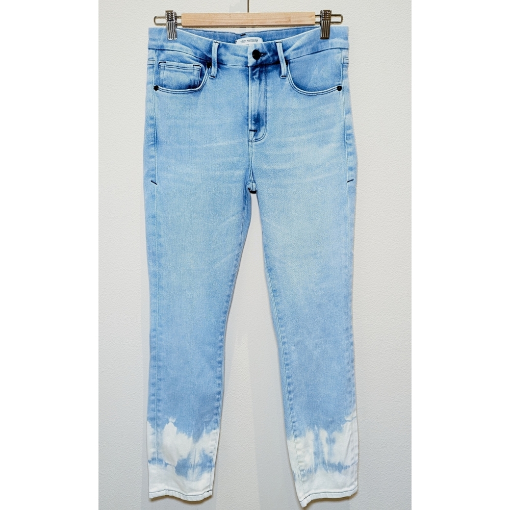 Good American Good Legs Jeans with dip hem